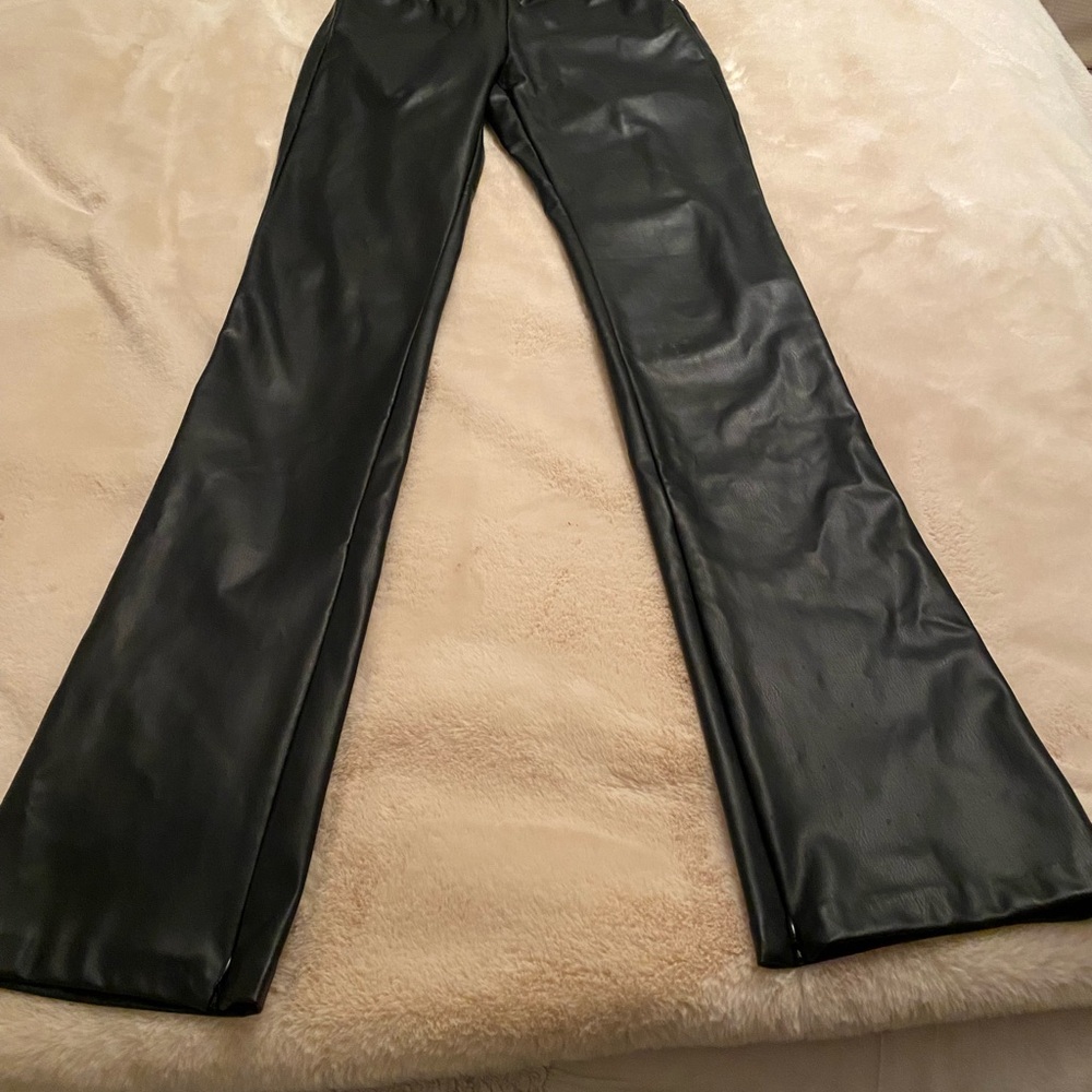Zara Black flared leggings